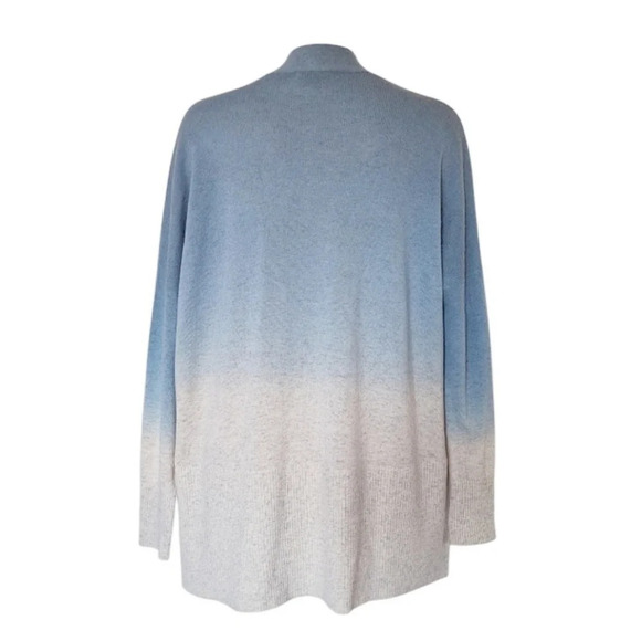 Vince Ombre Dip Dye Cashmere Wool Open Cardigan Coastal Boho Balletcore - Picture 4 of 7